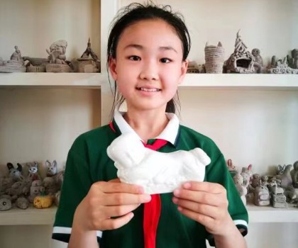 盛世長安小學(xué)陶藝社團(tuán)5月18日“國際博物館日”宣傳活動