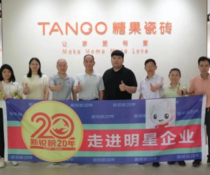 糖果瓷磚榮獲第20屆新銳榜“優(yōu)秀質(zhì)感美學(xué)產(chǎn)品”，實(shí)力見證！